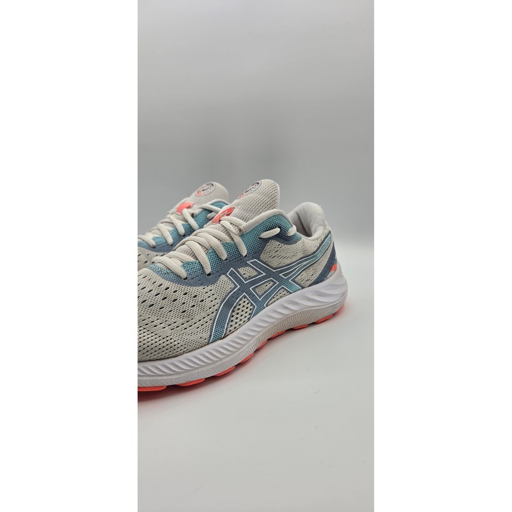 ASICS Gel-Excite 8 Women's Running Shoes 8 White Blue Coral Celebration 1012B157 - Picture 12 of 12